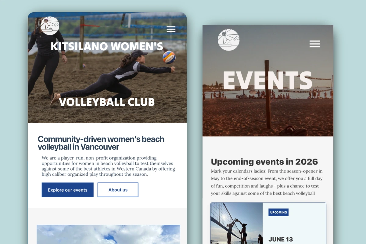 Kitsilano Woman's Volleyball Club preview 1